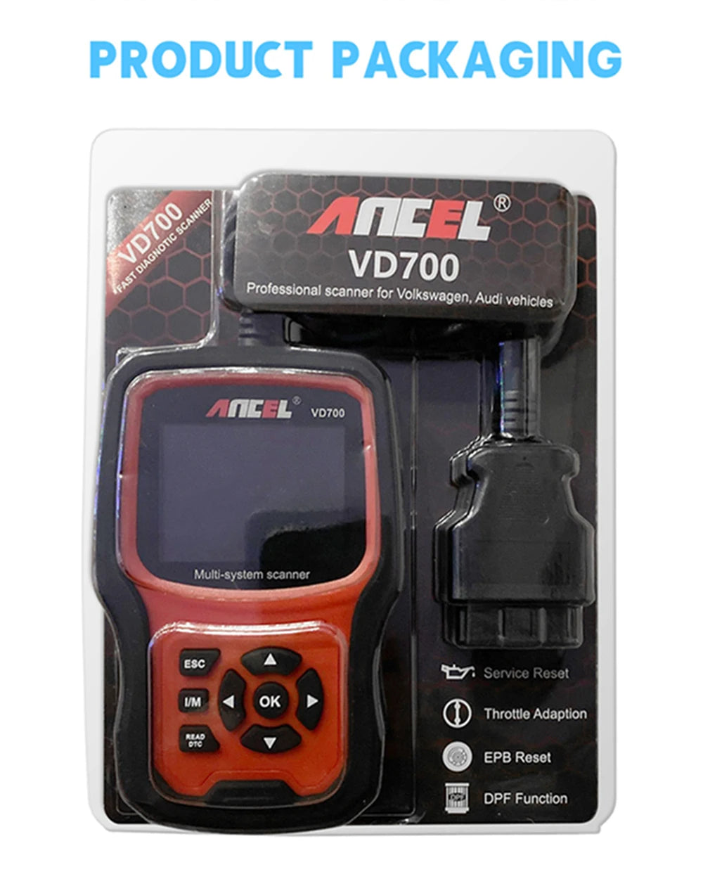 ANCEL VD700 Car OBD2 Scanner Fault Code Reader Diagnostic Tool image 6