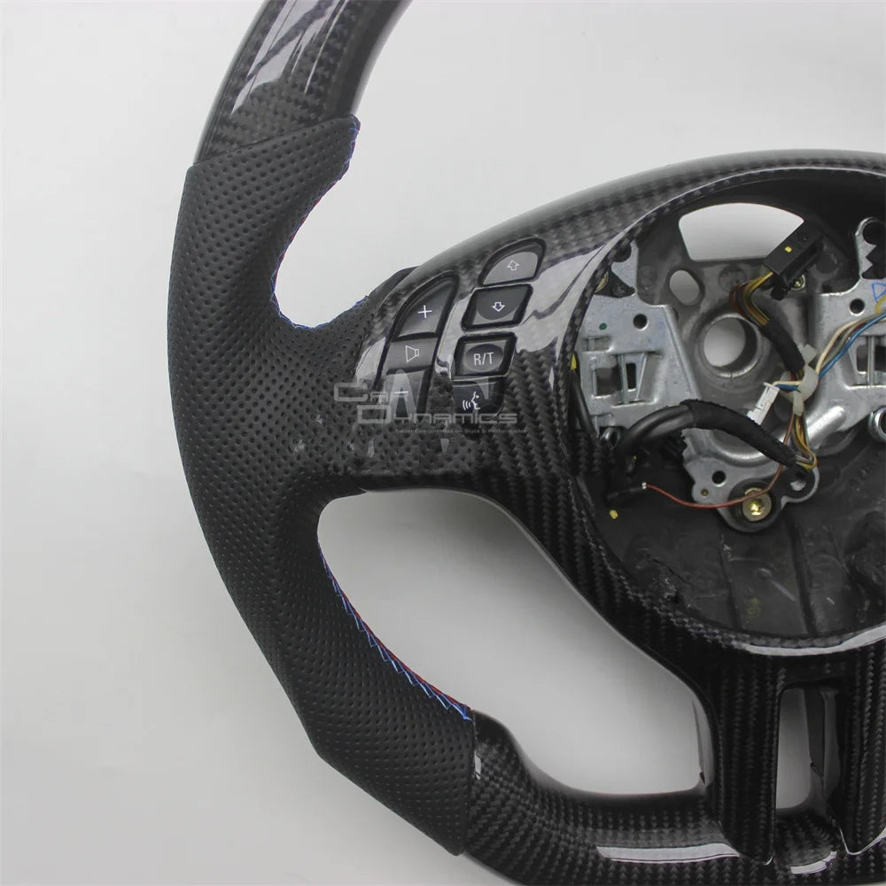 BMW Carbon Fibre Steering Wheel with Leather for BMW E46 3 Series 1997-2006 image 4