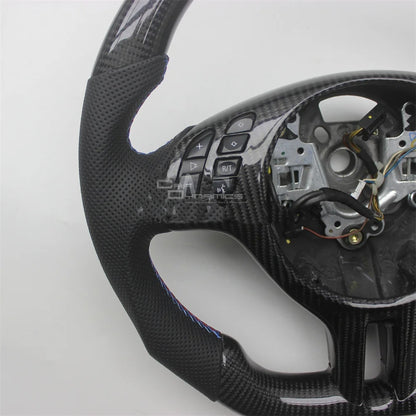 BMW Carbon Fibre Steering Wheel with Leather for BMW E46 3 Series 1997-2006 image 4