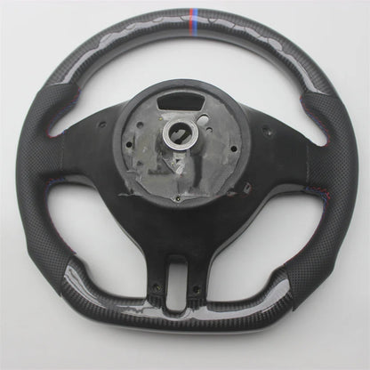 BMW Carbon Fibre Steering Wheel with Leather for BMW E46 3 Series 1997-2006 image 2