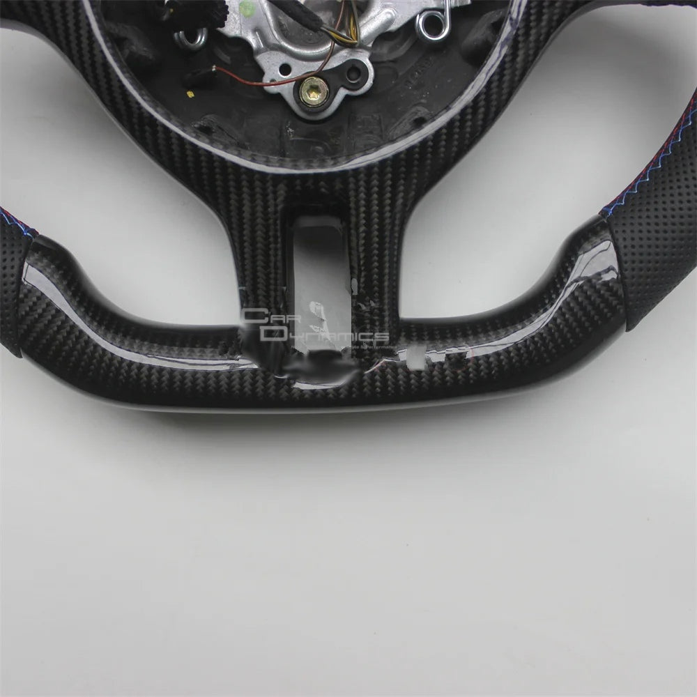 BMW Carbon Fibre Steering Wheel with Leather for BMW E46 3 Series 1997-2006 image 3