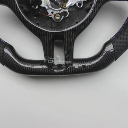 BMW Carbon Fibre Steering Wheel with Leather for BMW E46 3 Series 1997-2006 image 3
