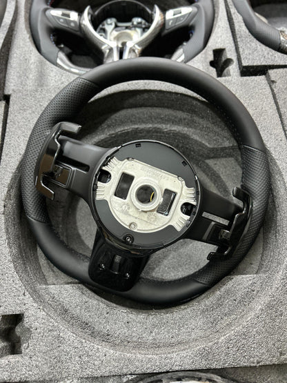 Mercedes-Benz Custom AMG Leather Flat Bottom Steering Wheel image 4