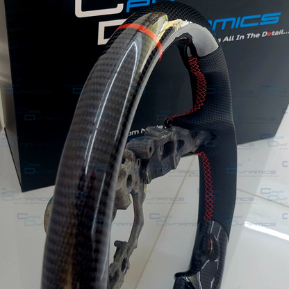Toyota GR Yaris Sport Custom Carbon Fibre Flat Bottom Steering Wheel