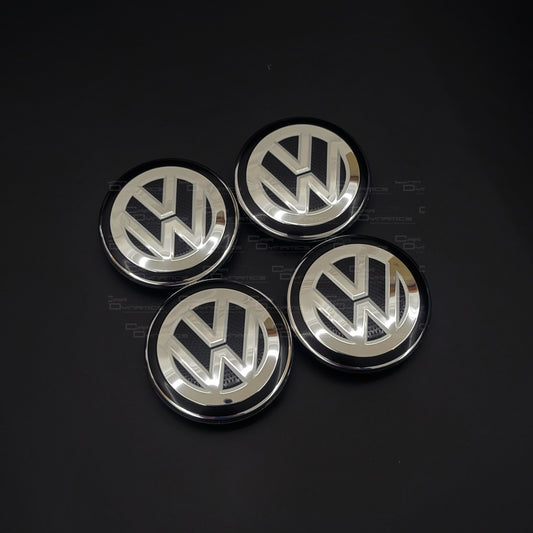 56mm Wheel Centre Caps Compatible with Selected VW / Volkswagen Wheels