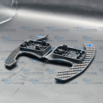 BMW Carbon Fibre Paddle Shifters | M Blue Edition F80 M3 F82 M4 M2 G30 F30