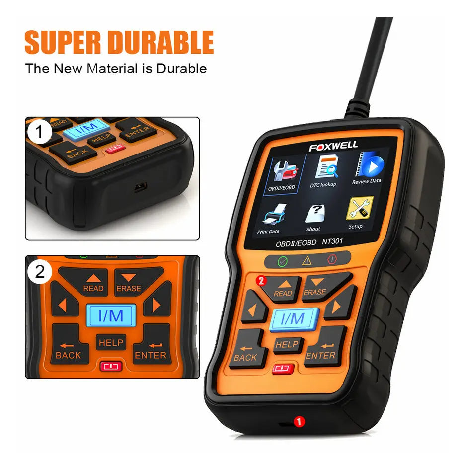 FOXWELL NT301 Car OBD2 EOBD Automotive Scanner image 6