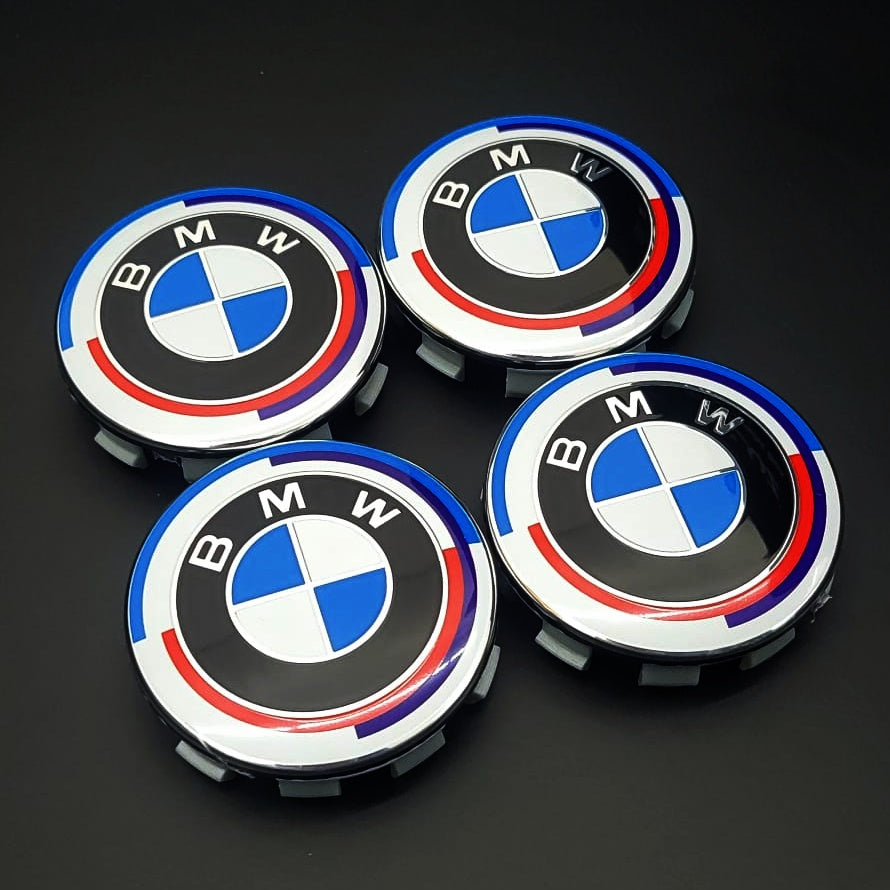 68mm 50th Anniversary Wheel Centre Caps | Compatible With Selected BMW Models