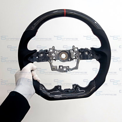 Toyota GR Yaris Sport Custom Carbon Fibre Flat Bottom Steering Wheel