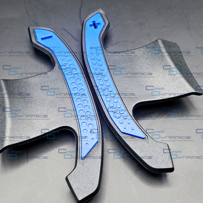 BMW Carbon Fibre Paddle Shifters | M Blue Edition F80 M3 F82 M4 M2 G30 F30