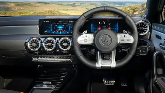 Mercedes-Benz AMG Leather Flat Bottom Steering Wheel C63 G63 E63 C280 W204 W205 image 1