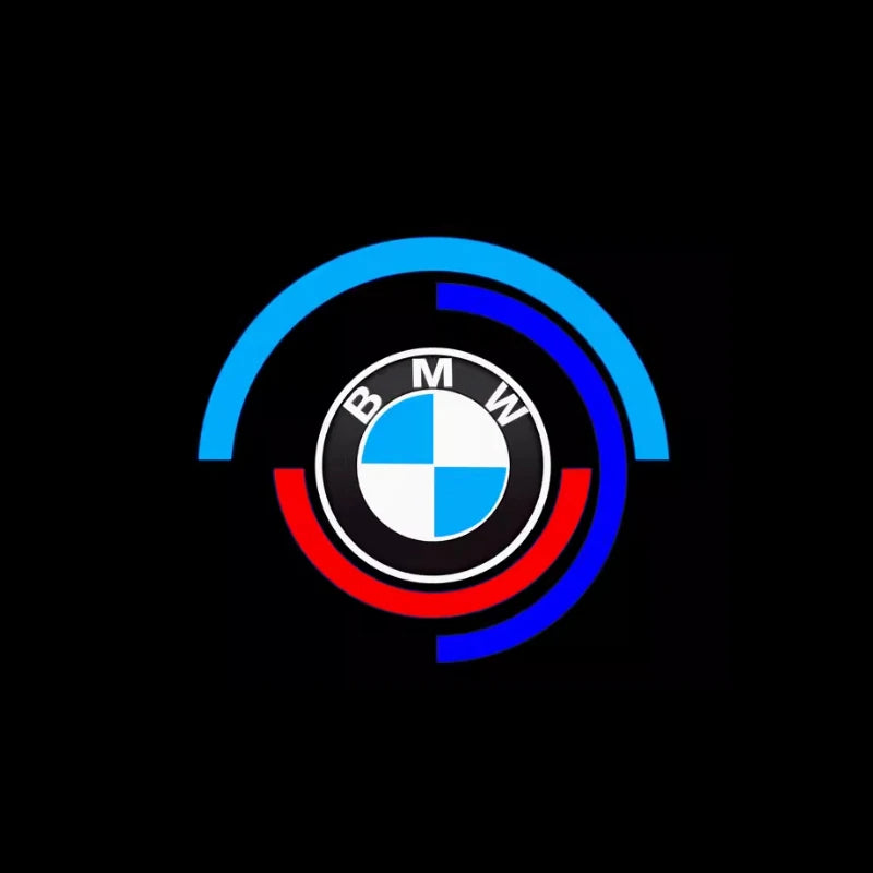 BMW 50th Anniversary LED Projection Car Door Puddle 4 Lights image 2