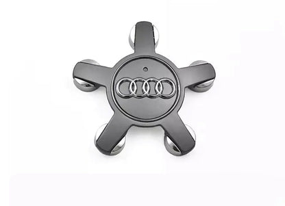 4x Audi Grey Spider Wheel Centre Cap 4F0601165N image 0