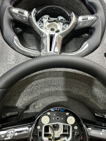 Mercedes-Benz Custom AMG Leather Flat Bottom Steering Wheel image 3