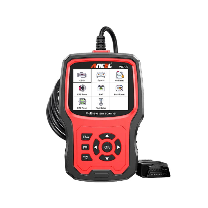 ANCEL VD700 Car OBD2 Scanner Fault Code Reader Diagnostic Tool