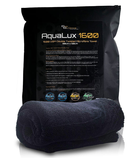 AquaLux 1600 - Double Twisted Microfibre Towel 1600 GSM (80cm x 50cm)
