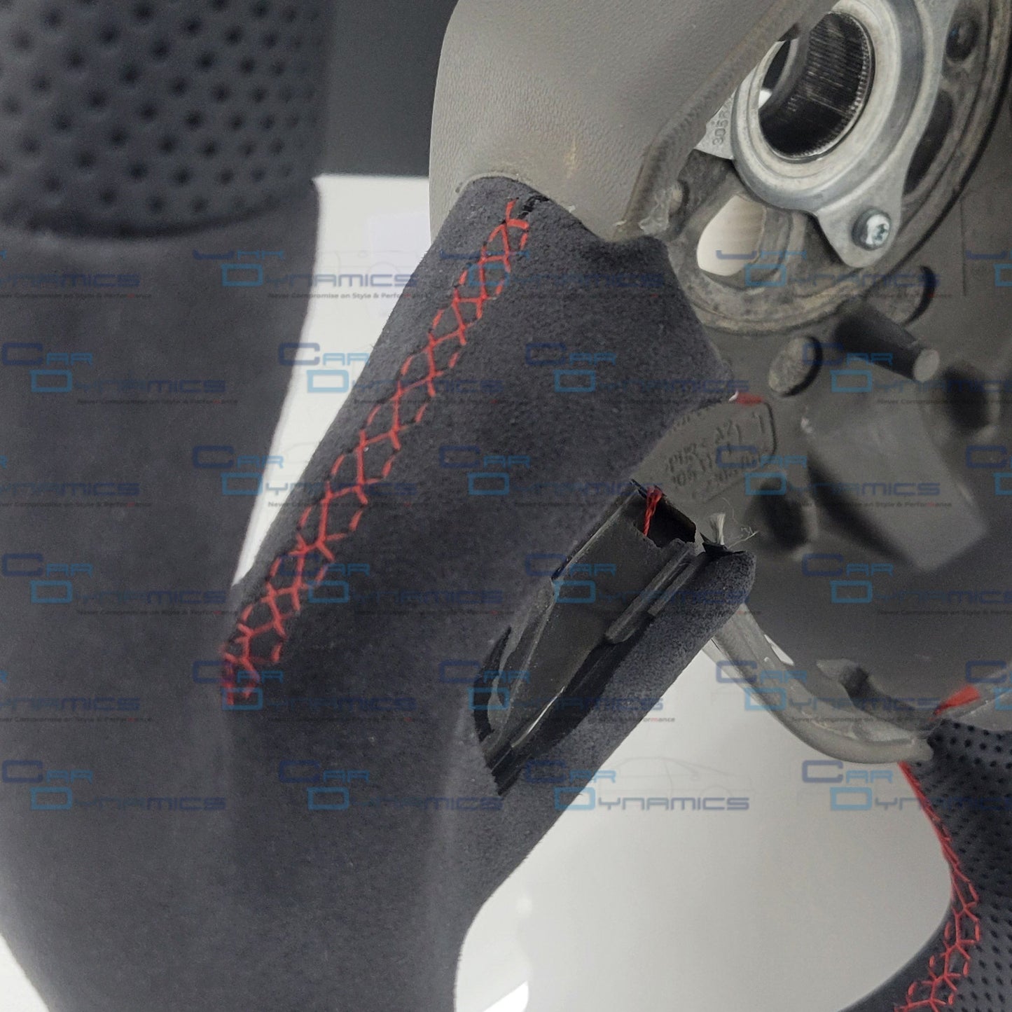 Audi B7 Custom Flat Bottom Steering Wheel Alcantara &amp; Leather | A3 A4 A5 S4 S5 RS3 RS4 RS5 | Two Tone Edition