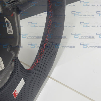 Audi B7 Custom Flat Bottom Steering Wheel Alcantara &amp; Leather | A3 A4 A5 S4 S5 RS3 RS4 RS5 | Two Tone Edition