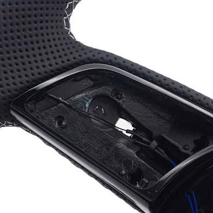 Audi B9 Leather Steering Wheel Flat Bottom | A3 A4 S3 A5 S5
