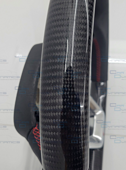 Audi Custom Carbon Fibre Flat Bottom Steering Wheel Alcantara - Q8 ,Q5, SQ5, Q7