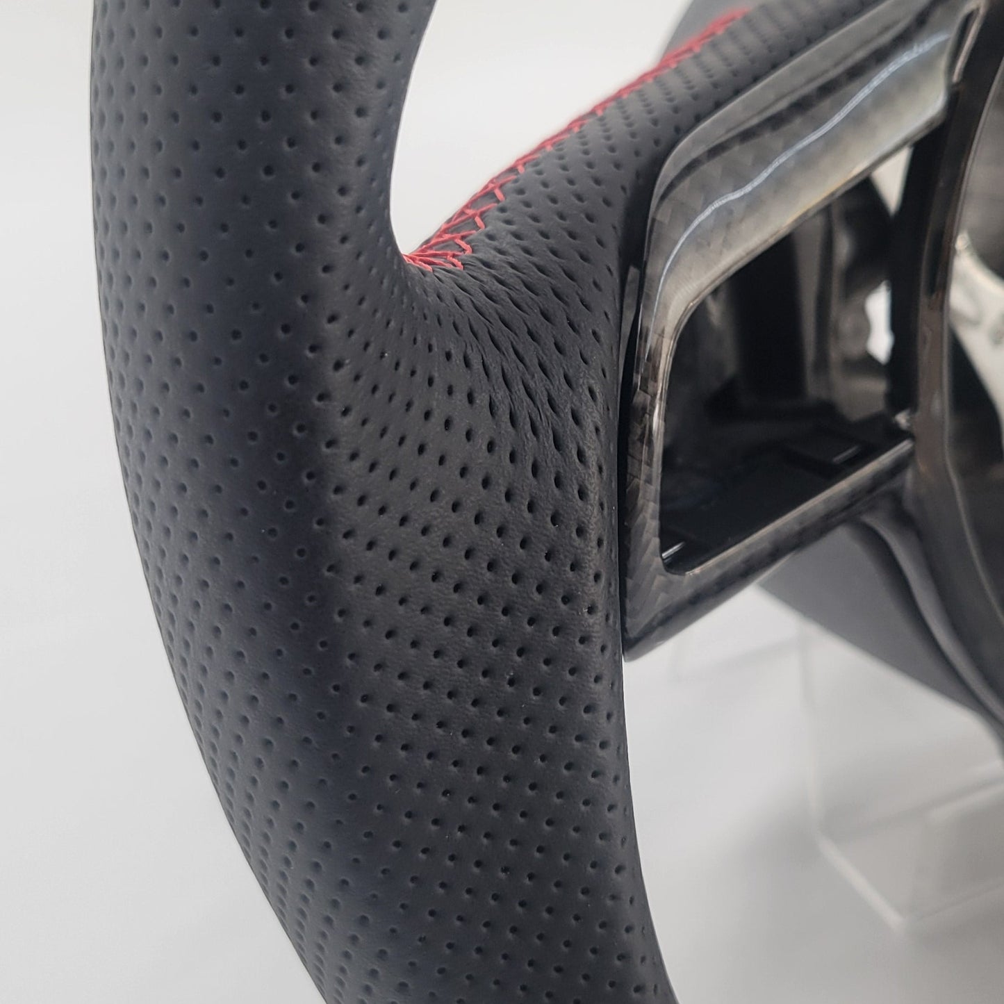Audi R8 GEN 1 Carbon & Leather Steering Wheel | Brilliant Red Edition