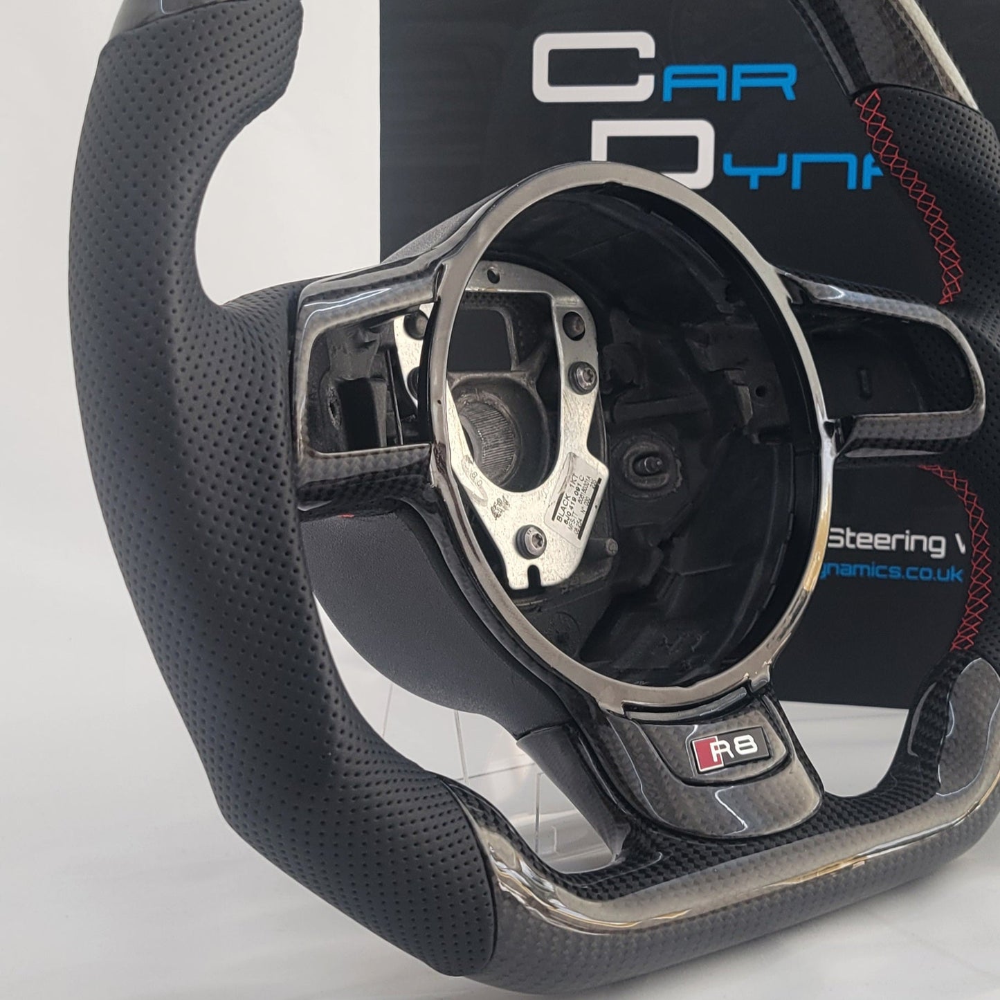 Audi R8 GEN 1 Carbon & Leather Steering Wheel | Brilliant Red Edition