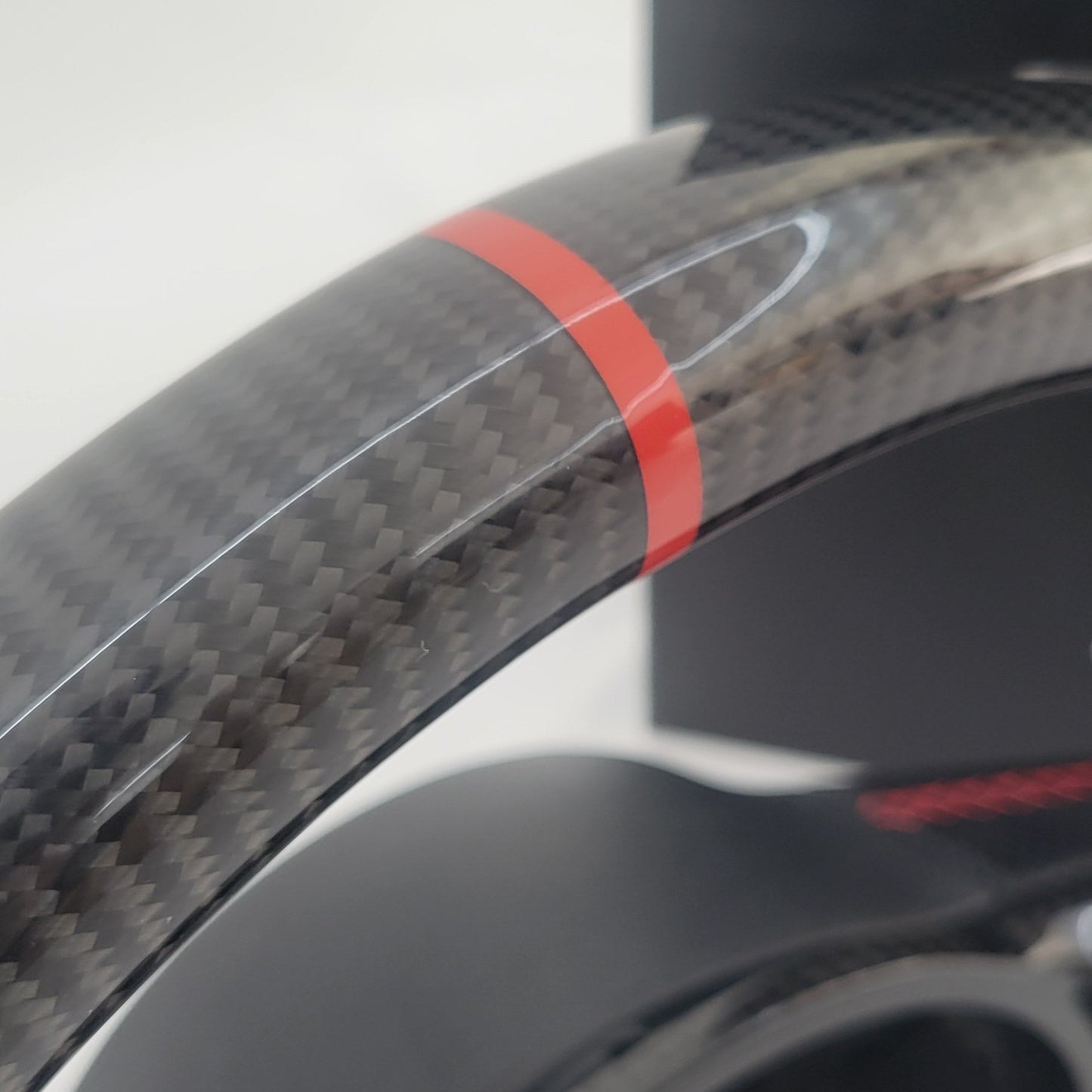 Audi R8 GEN 1 Carbon & Leather Steering Wheel | Brilliant Red Edition