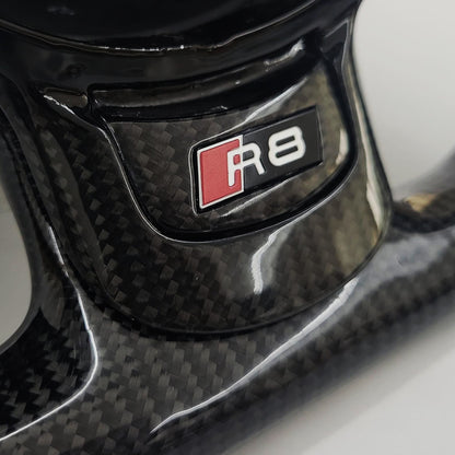Audi R8 GEN 1 Carbon & Leather Steering Wheel | Nardo Grey Edition