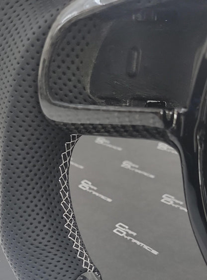 Audi R8 GEN 1 Carbon & Leather Steering Wheel | Nardo Grey Edition