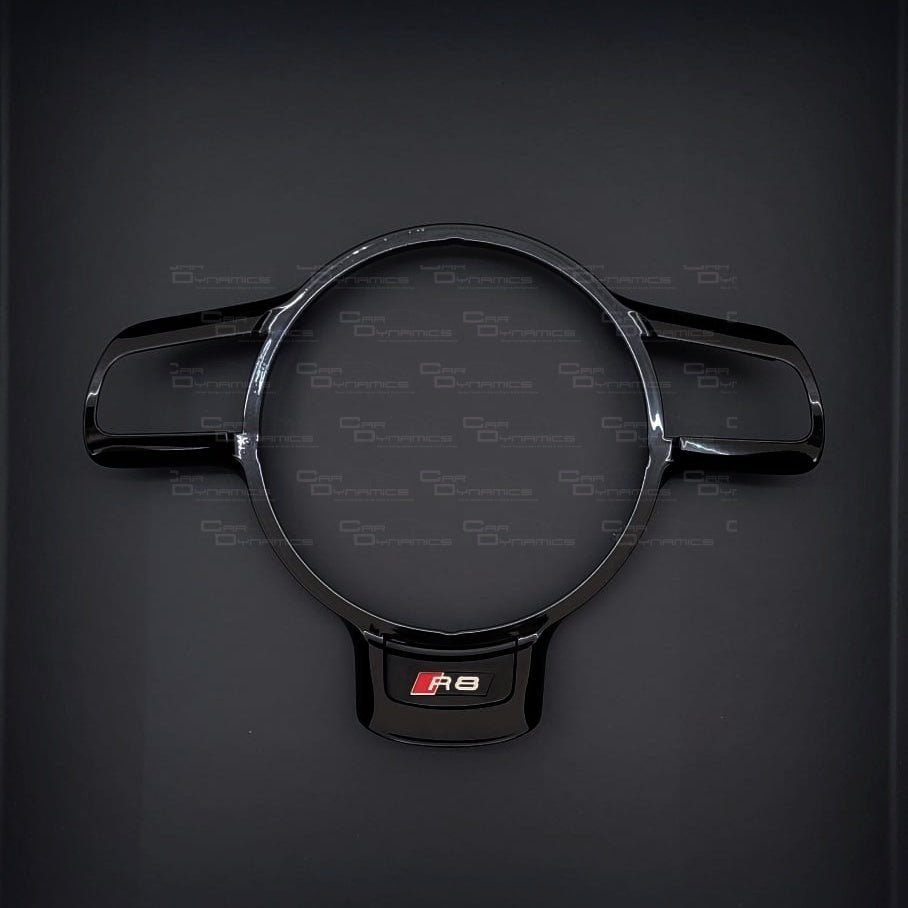 Audi R8 Mythos Gloss Black Steering Wheel Trim | GEN 1