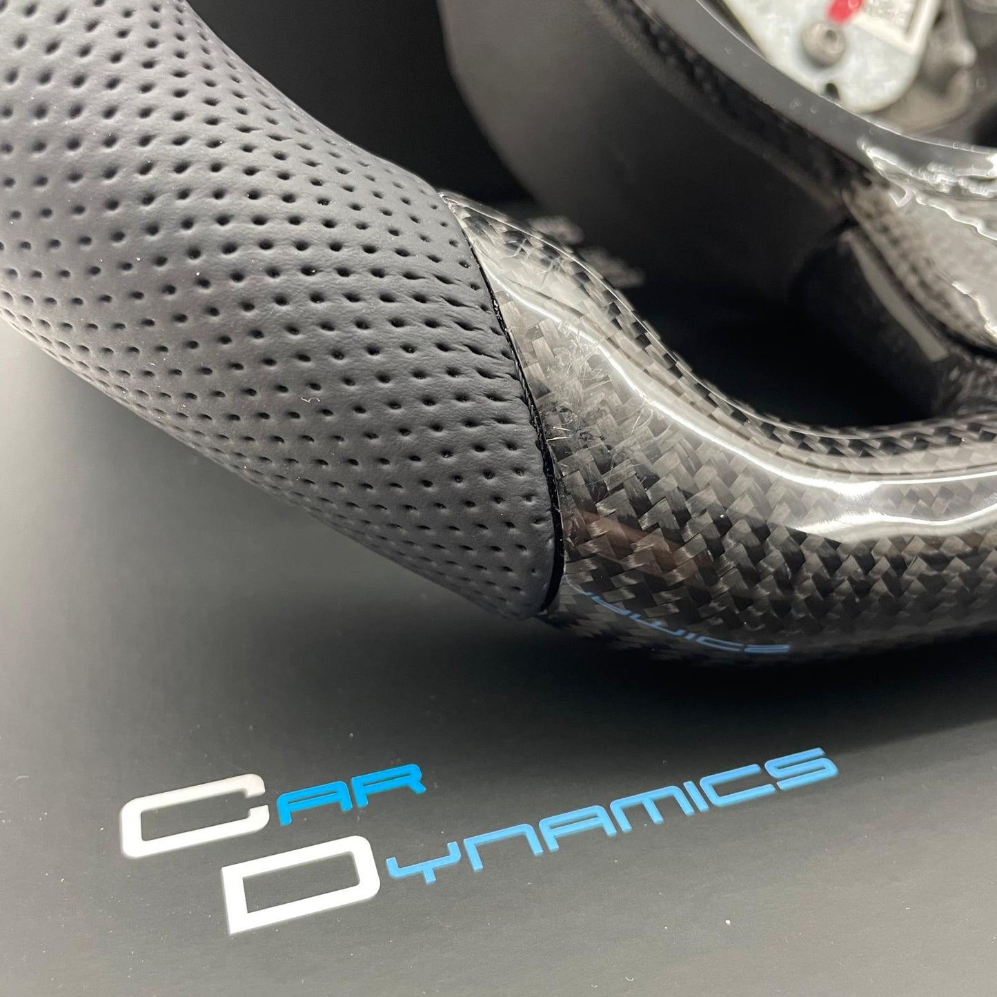 Audi R8 Vegas Yellow Edition Carbon Fibre Flat Bottom Steering Wheel | GEN 1 Audi R8