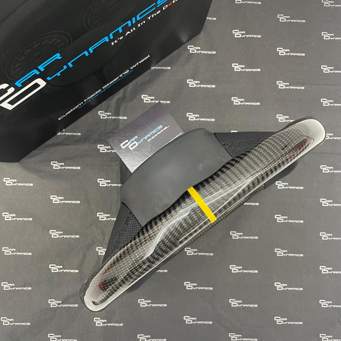 Audi R8 Vegas Yellow Edition Carbon Fibre Flat Bottom Steering Wheel | GEN 1 Audi R8