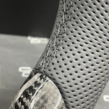 Audi R8 Vegas Yellow Edition Carbon Fibre Flat Bottom Steering Wheel | GEN 1 Audi R8