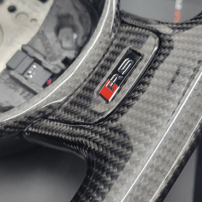 Audi RS4 B8.5 Carbon & Leather Steering Wheel | B7 Upgrade