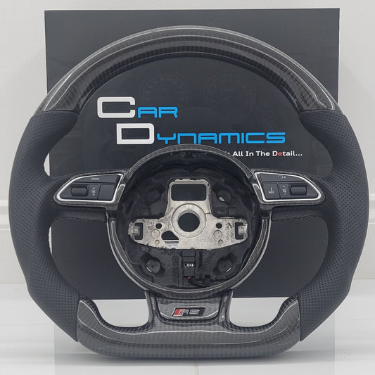 Audi RS4 B8.5 Carbon & Leather Steering Wheel | B7 Upgrade