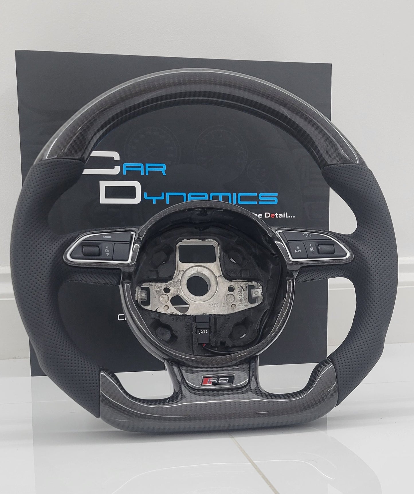 Audi RS4 B8.5 Carbon & Leather Steering Wheel | B7 Upgrade