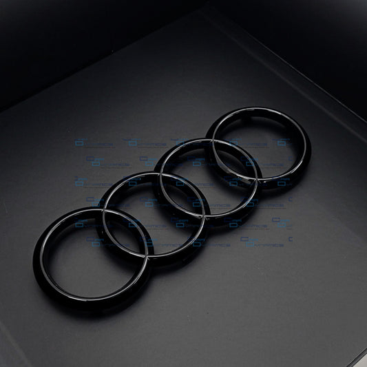 Audi 4 Ring Badge | Mythos Gloss Black Edition