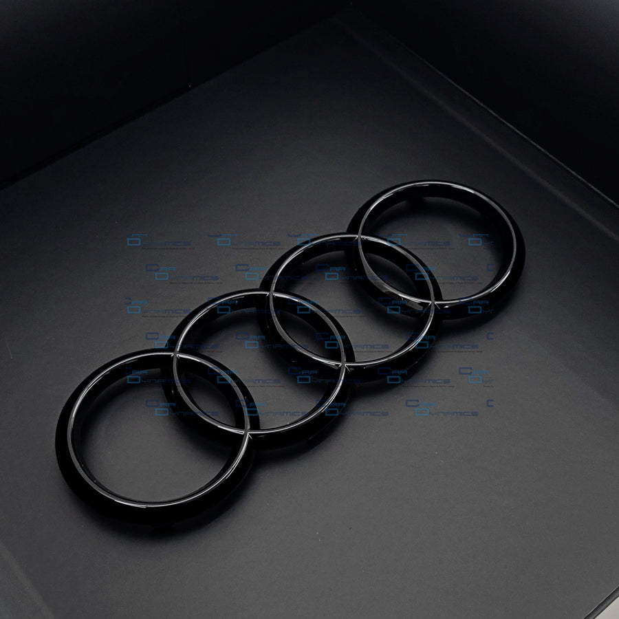 Audi 4 Ring Badge | Mythos Gloss Black Edition