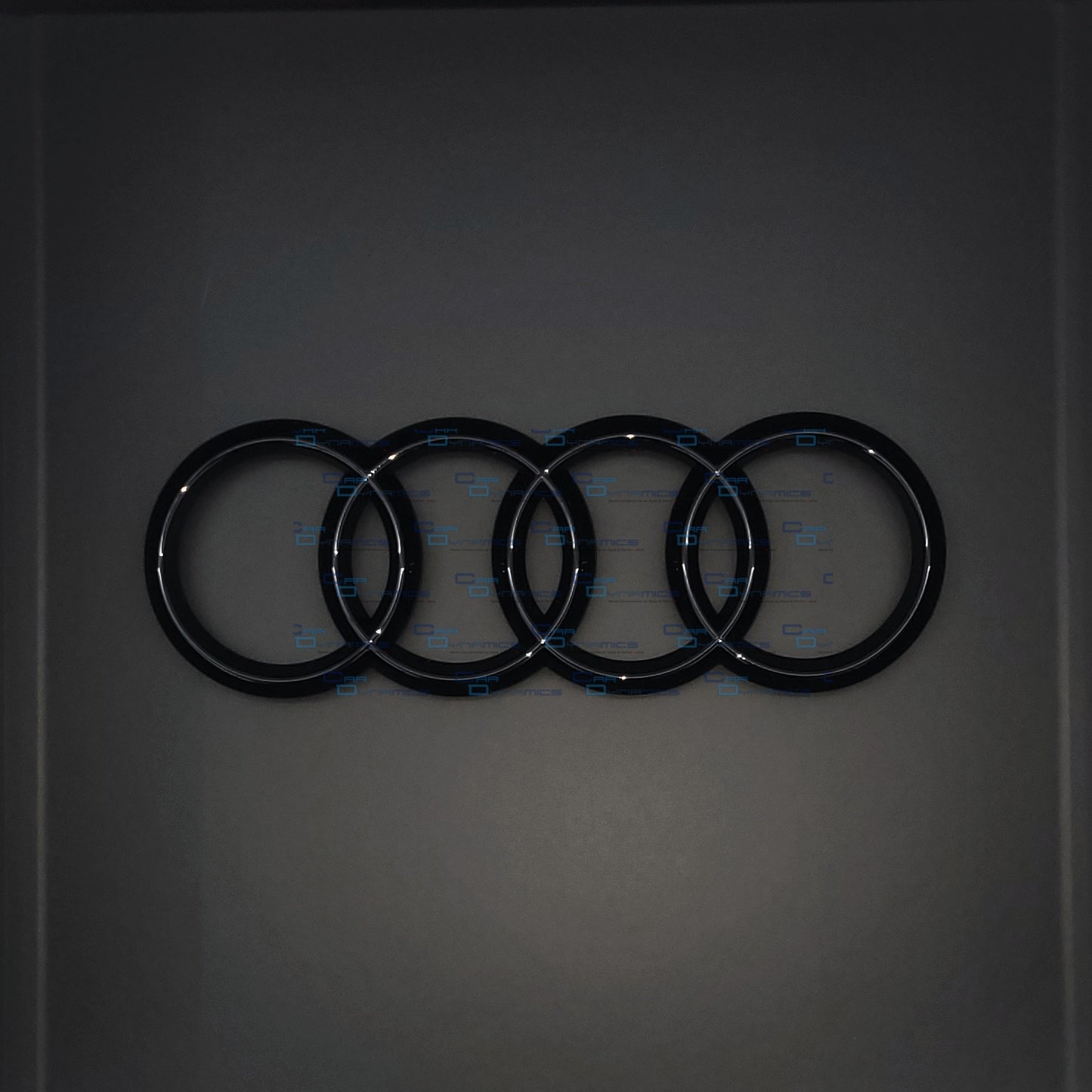 Audi 4 Ring Badge | Mythos Gloss Black Edition
