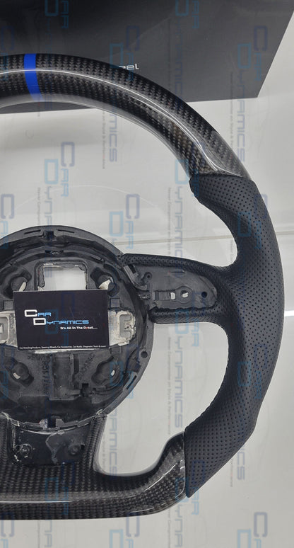 Audi Custom Carbon Fibre Steering Wheel Flat Bottom | RS3 , R8 , A3 , A1..