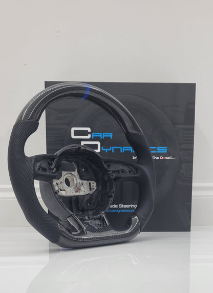 Audi Custom Carbon Fibre Steering Wheel Flat Bottom | RS3 , R8 , A3 , A1..