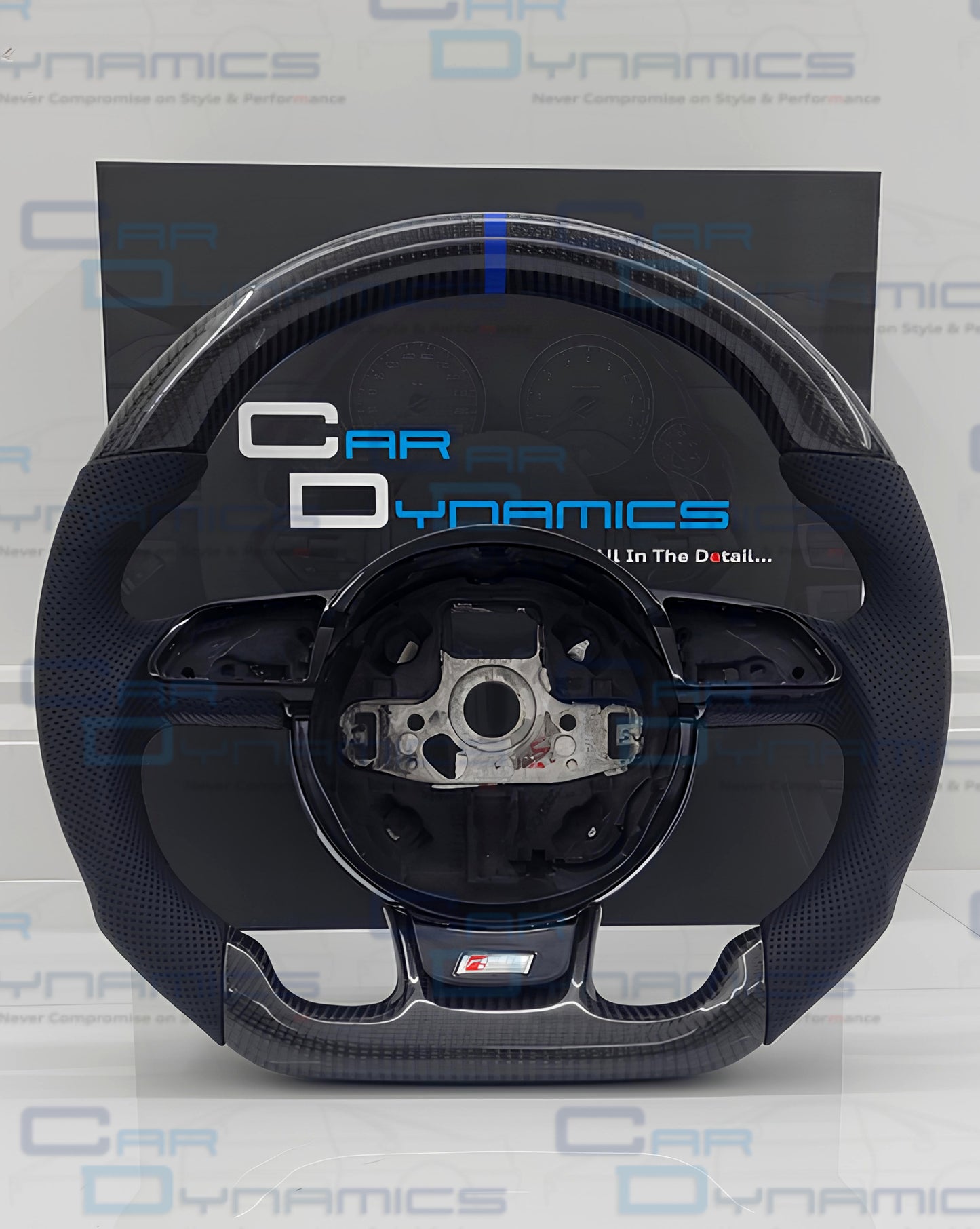Audi Custom Carbon Fibre Steering Wheel Flat Bottom | RS3 , R8 , A3 , A1..