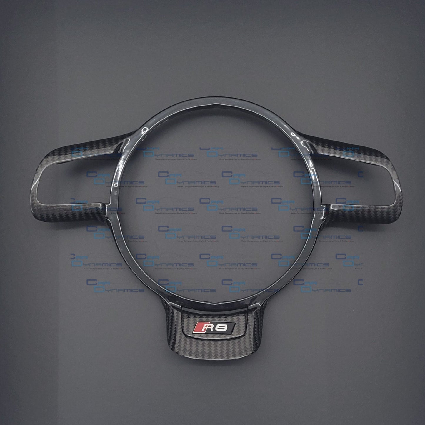 Audi R8 Carbon Fibre Steering Wheel Trim | GEN 1