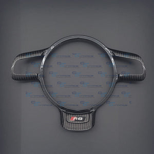 Audi R8 Carbon Fibre Steering Wheel Trim | GEN 1