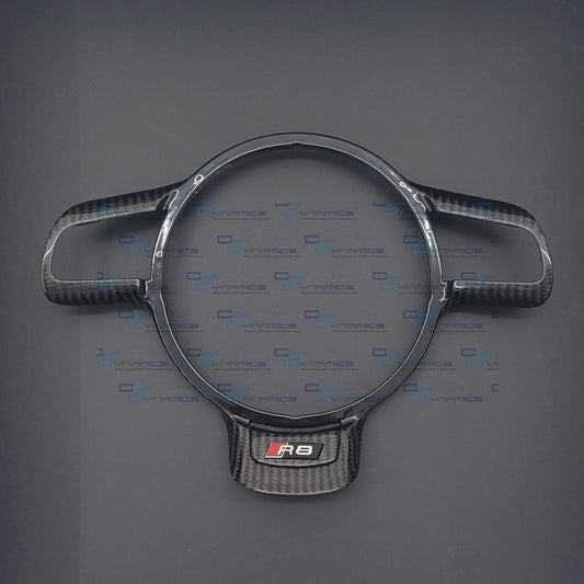 Audi R8 Carbon Fibre Steering Wheel Trim | GEN 1