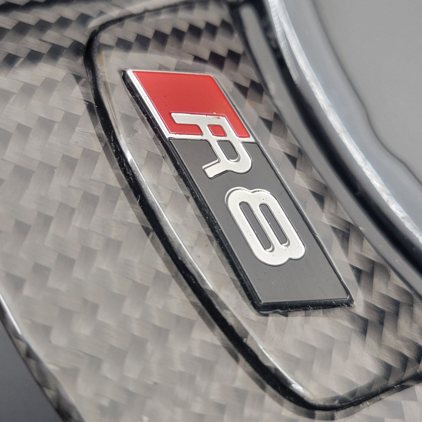 Audi R8 Carbon Fibre Steering Wheel Trim | GEN 1