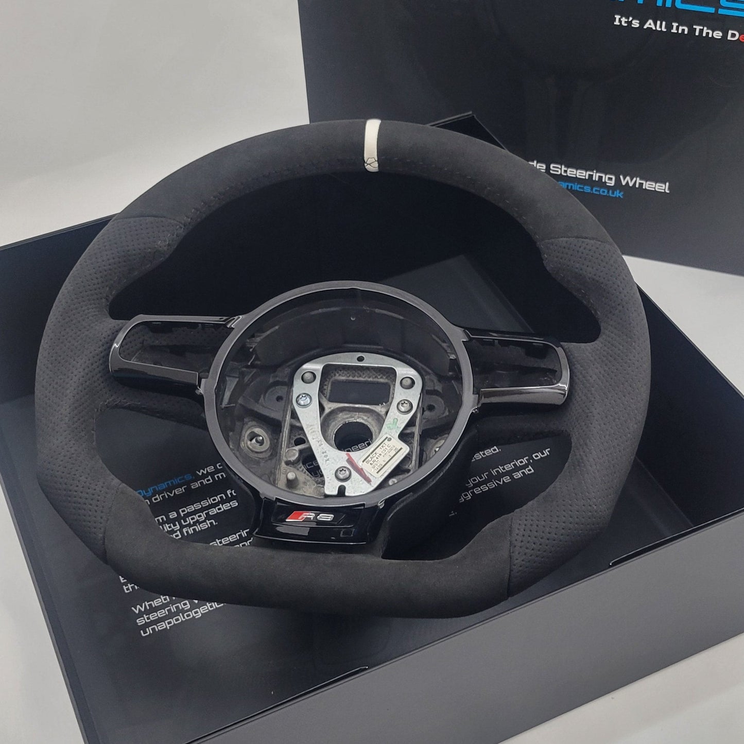 Audi R8 GEN 1 Alcantara Steering Wheel | Mythos Black Edition