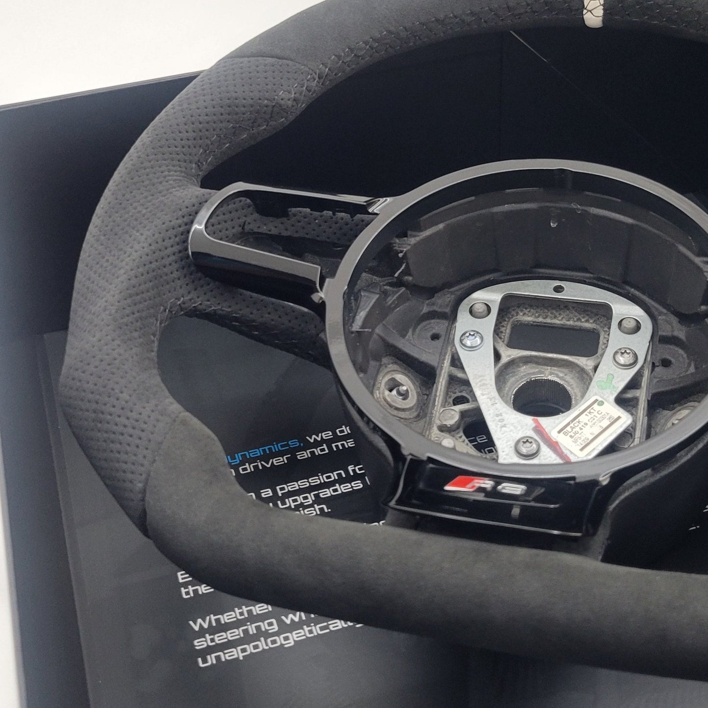 Audi R8 GEN 1 Alcantara Steering Wheel | Mythos Black Edition