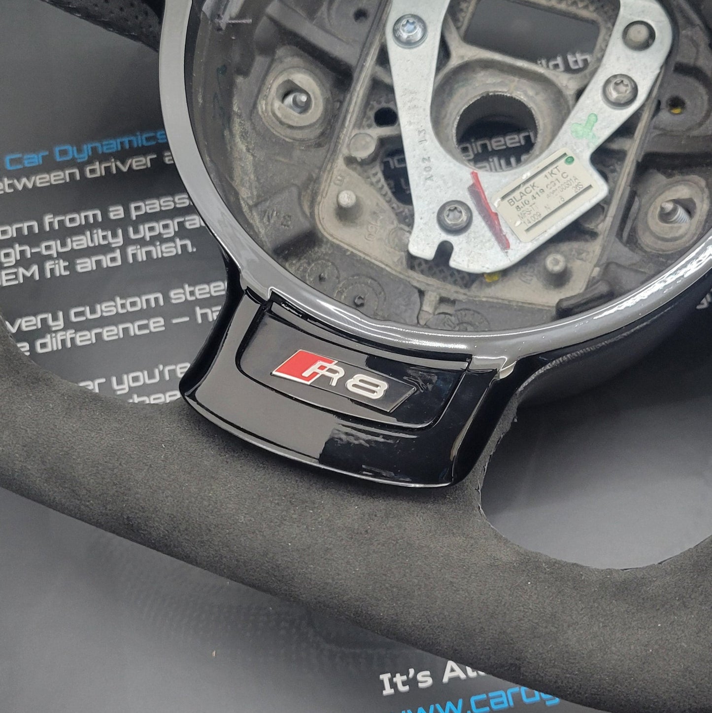 Audi R8 GEN 1 Alcantara Steering Wheel | Mythos Black Edition