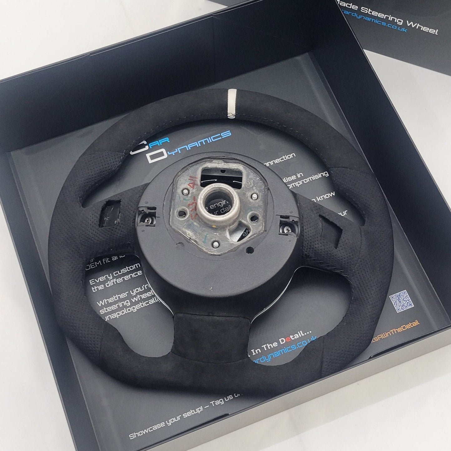 Audi R8 GEN 1 Alcantara Steering Wheel | Mythos Black Edition